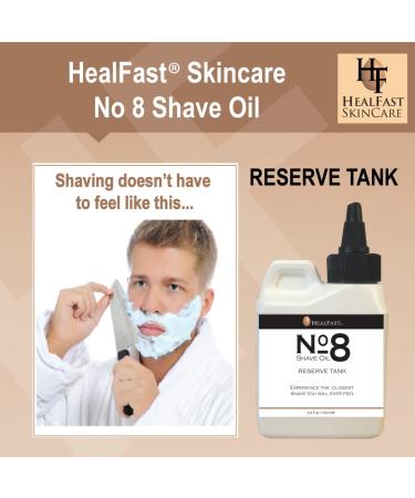 Skincare No 8 Shaving Oil | Best Pre Shave Oil for Men | Aromatic Essential Oils | Prevent Razor Burn & Ingrown Hair | 4 oz - Buy Online on GoSupps.com
