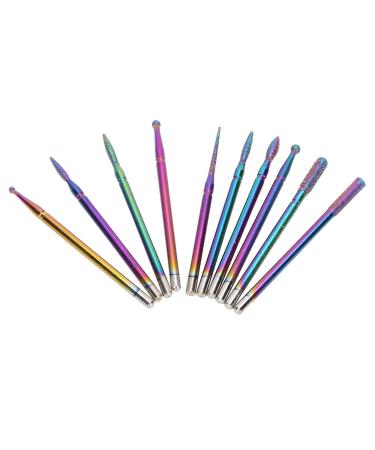 Nail Drill Bit Nail Grinding Head Portable 2.35mm / 0.09 inch Shank Diameter for Nail Polishing and Peeling for Manicure