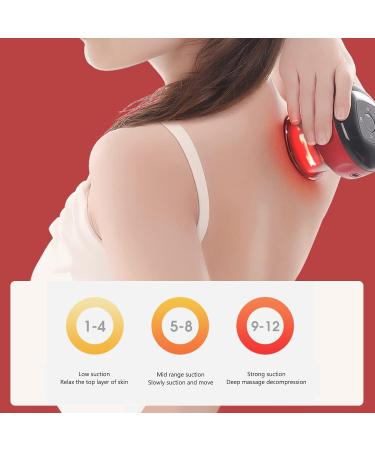 Electric Smart Dynamic Cupping Set & Gua Sha - Adjustable 12 Temperature Levels & Suction Power for Cellulite Massage | International Shipping Available - Buy Online on GoSupps.com