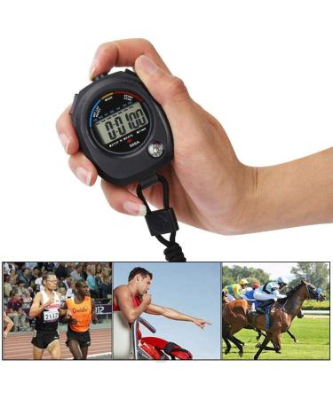 Tbest Digital Sports Stopwatch - 2 Pack Multifunctional LCD Timer with Large Display for Football Running & Swimming Training - Buy Online on GoSupps.com