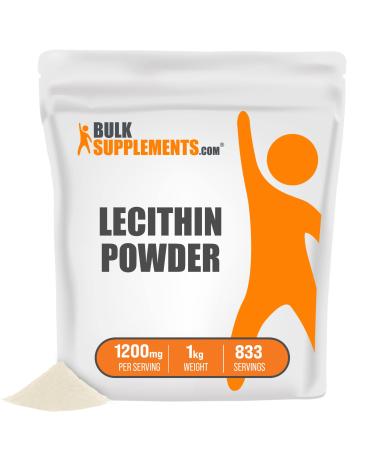 BulkSupplements.com Lecithin Powder - Lactation Support - Soy Lecithin - Breastfeeding Supplement - Breastfeeding Supplements (1 Kilogram - 2.2 lbs) 1 Kilogram (2.2 Pound) Powder