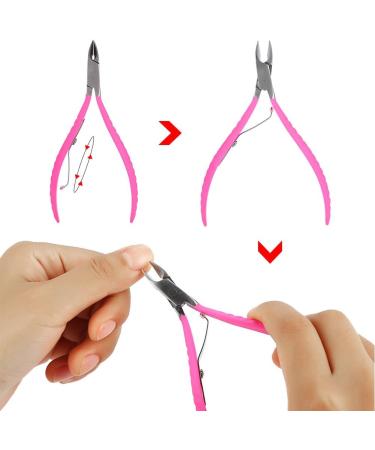Professional Stainless Steel Cuticle Nipper for Manicures - Dead Skin Scissors Nail Art Tool - Buy Online on GoSupps.com