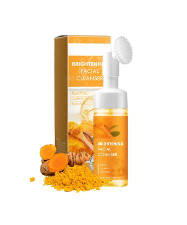 Turmeric Facial Cleanser | 100 ml This turmeric cleanser deeply cleanses the skin moisturizes and brightens without drying it out.