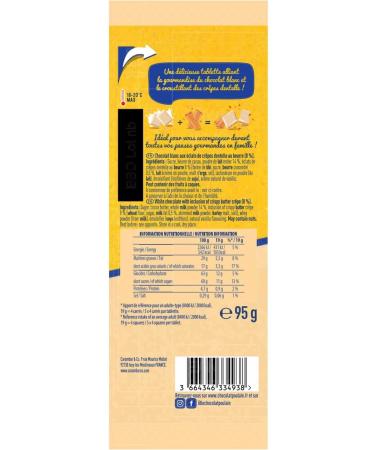 CARAMBAR CO Poulain Crispy white 95 g - Buy Online on GoSupps.com