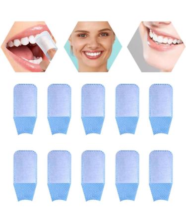 Finger Teeth Wipes - 10PCS Oral Hygiene Cleaning Wipes for Fresh Breath & Healthy Teeth - Buy Online on GoSupps.com