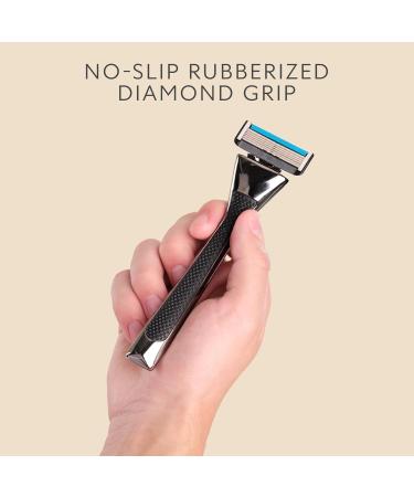 Dollar Shave Club Heavy Metal Shave Kit | 6 Blade Razor Heavy-Duty Handle & Shave Butter | Perfect Shaving Set for Men & Women - Buy Online on GoSupps.com