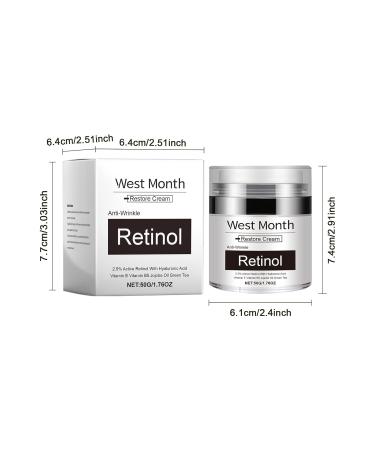 Retinol Skin Care Cream Lightens Fine Lines Hydrating Moisturizing Softening Nourishing Skin Cream - Buy Online on GoSupps.com
