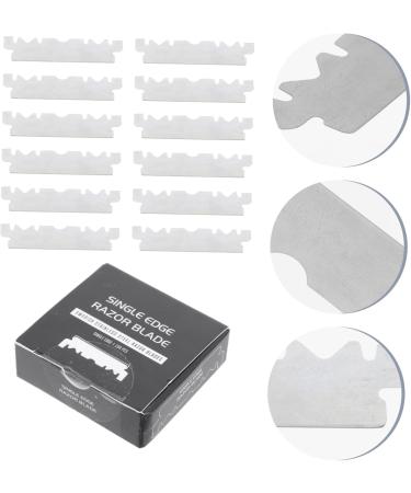 Healeeved 100 Razor Blade Facial Shaver - Stainless Steel Household Razor Blades for Hairdressing & Grooming - Buy Online on GoSupps.com