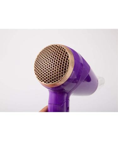 Travel Hair Dryer Portable Powerful Cordless Hair Dryer Quickly Dry Hair Lightweight Quiet Compact Small Mini Hair Dryer (Purple) - Buy Online on GoSupps.com