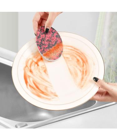 3-Pack Cleaning Kitchen Sponges Oval Red Urban Horizontal Camouflage Kitchen Cellulose Dishwashing Wood Pulp Cotton - Buy Online on GoSupps.com