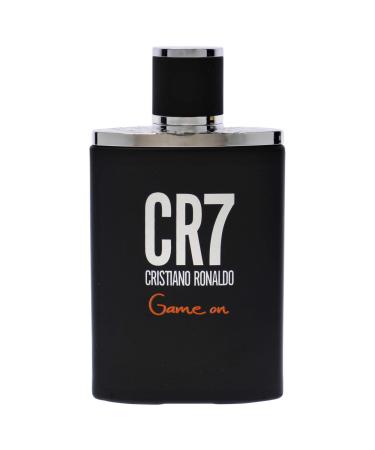 Cristiano Ronaldo CR7 Cristiano Ronaldo - Game On Men EDT Spray - Daily Use Woody Aromatic Fruity Fragrance Cologne With Blend of Apple Lavender & Cedarwood - 1.7 oz