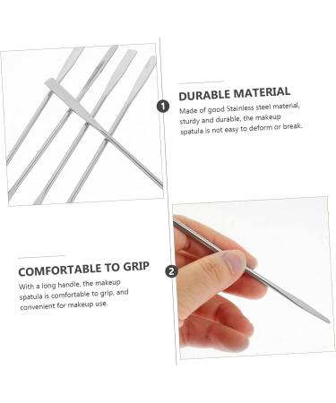 Homoyoyo Spatules De M lange Cosm tique Acier Inoxydable 5 Pcs 15 Cm Multifonctionnelles Pour Maquilleurs Professionnels Usage Visage Fond De Teint Nail Art - Buy Online on GoSupps.com