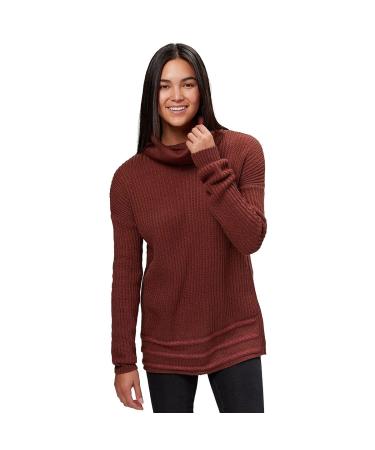 prAna Women's Funen Loop Sweater Tunic Clove Medium