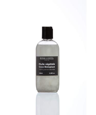 Vegetable oil from organic coconut oil - 100 ml 100% pure and natural care for hair and body