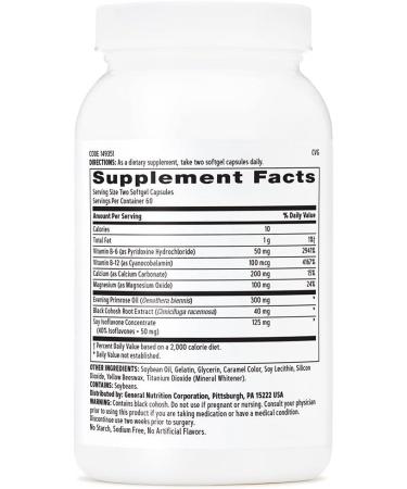 GNC Women's Phytoestrogen Formula - Hormone & Mood Balance, Energy Boost - Menopause Relief - 120 Softgels - Buy Online on GoSupps.com