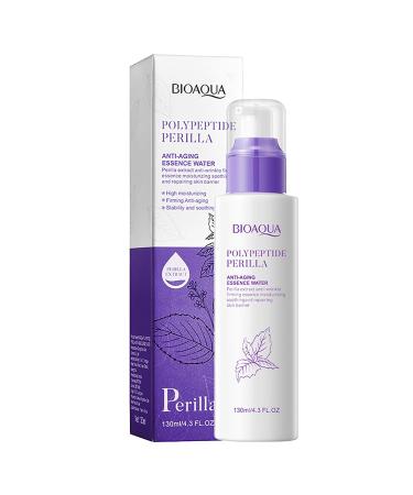BIOAQUA Polypeptide Perilla Extract Anti-Aging Face Essence Facial Water Anti-Wrinkle Firming Essence Soothing Repair Skincare 130ml/4.3fl.oz