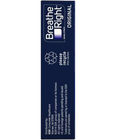 Breathe Right Original Nose Strips - Reduce Snoring & Relieve Congestion - Tan, 30 Count - Buy Online on GoSupps.com
