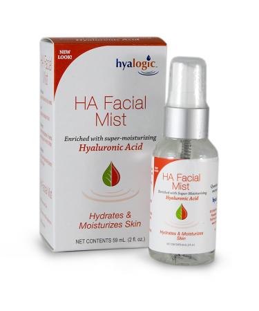 Hyaluronic Acid Facial Mist Moisturizer Spray Hydrating Primer & Makeup Setting Spray 2 oz. - Hyalogic Episilk Brand Standard Packaging