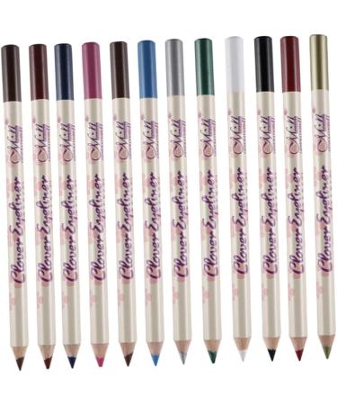 Mipcase 24 Pcs Brown Eye Liner Pencil Black Pencil Eyeliner Pen Lip Liner Eye Shadow Stick Miss Water Proof 1 count (Pack of 1) As Shownx2pcs - Buy Online on GoSupps.com