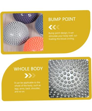 Coolhiya Durian Ball Massage Device | Muscle Relaxation & Lightweight Massage Accessory | 16x16x8cm Gray - International Shipping Available - Buy Online on GoSupps.com