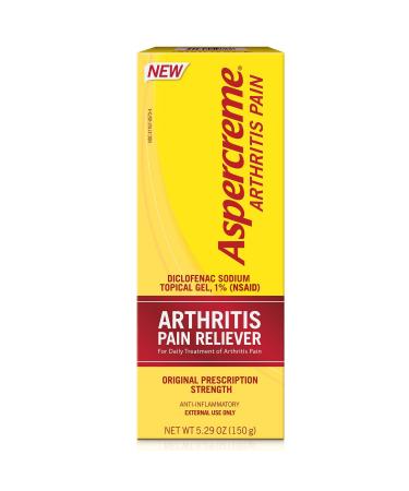 Aspercreme Arthritis Pain Relief Gel 150g, Prescription Strength Non-steroidal Anti-inflammatory