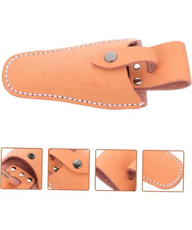 Frcolor 2-Piece Garden Scissors Storage Bag | Leather Toolset Belt Holster | Cowhide Scissor Bag for Garden Tools | Durable & Stylish - 21x9.5x5cm - Buy Online on GoSupps.com