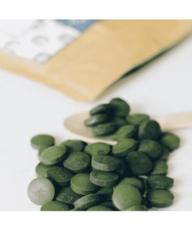 Organic Chlorella tablets - Ecocert certified grown in pure water analyzed and packaged in France - Buy Online on GoSupps.com