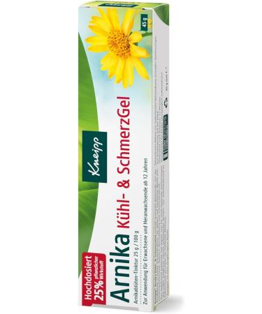 Kneipp Arnica Cooling and Pain Gel (45g) - Fast Relief for Muscle Pain | International Shipping Available - Buy Online on GoSupps.com