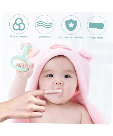 Minkissy 9-Piece Silicone Milk Toothbrush Set for Toddlers | Finger Toothbrushes for Children | Safe & Gentle Mouth Cleaning Brush - Buy Online on GoSupps.com