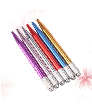 Beavorty Dimension 6pcs Makeup Eyebrow Pen Microblading Pen Permanent Eyebrow Pen Eyebrow Pencil Hand Pen Korean Lip Liner Marker
