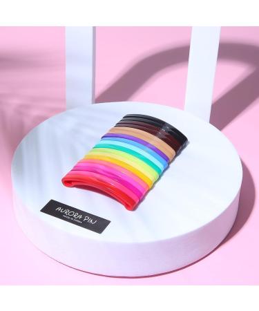 Aurora Pin Hair Barrettes Clips Set - 18 Colored Pieces for Girls & Women with Thin to Medium Hair - Made in Korea - Buy Online on GoSupps.com