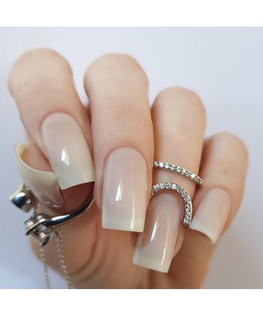 Zaubern gel4Home: UV Nail Foils & Gel Wraps - Semi-Cured Gel Nails in Snow White | International Shipping Available - Buy Online on GoSupps.com