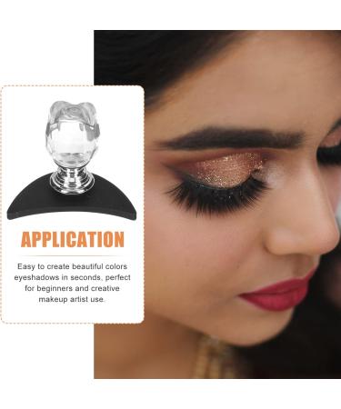 FOMIYES Makeup Gadgets Makeup Eyeshadow Eyeshadow Stamp Silicone Eyeshadow Crease Lazy Eyes Makeup with Crystal Handle Eye Beauty Accessory Makeup Stamp Eyeliner Stencils - Buy Online on GoSupps.com