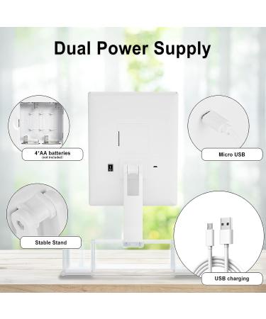 GULAURI Lighted Makeup Mirror with 3x/2x Magnification, Tri-Fold Vanity Mirror with 24 LED Lights, Touch Screen & Storage - 180 Degree Adjustable - Buy Online on GoSupps.com