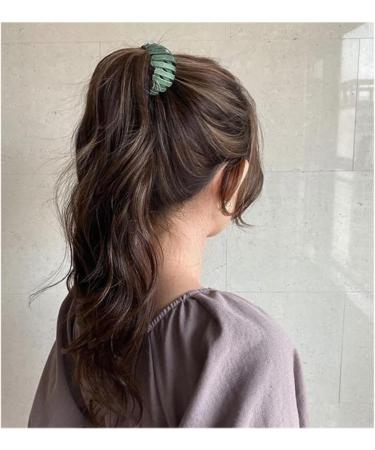 Expandable Pony Tail Holders Hair Clips Vintage Geometric Retractable Hair Loops Bird Nest Shaped Hair Clips Hair Donut Bun Maker Hair Accessory Hair Styling Tool for Women Girls - Buy Online on GoSupps.com