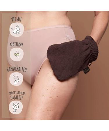 The Official Renaissance Glove Deep Exfoliating Kit with Body Mitt and Face scrub Accessory for the bath by Daniele Henkel Vegan natural premium quality for all skin types Urban Grey - Buy Online on GoSupps.com