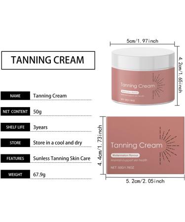  G n rique Tanning Lotion 50g Moisturizing Bronzing Tanner Gentle No-Sun Formula Hydrating -Tan Cream for Indoor Outdoor Summer Vacation Natural Glow and More - Buy Online on GoSupps.com