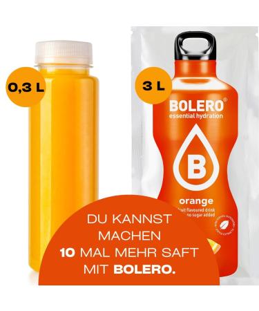 Bolero Mix Pack 58x9g | Sugar-Free Juice Powder with Stevia & Vitamin C | Vegan & Gluten-Free | Ideal for Kids Athletes & Diabetics - Buy Online on GoSupps.com