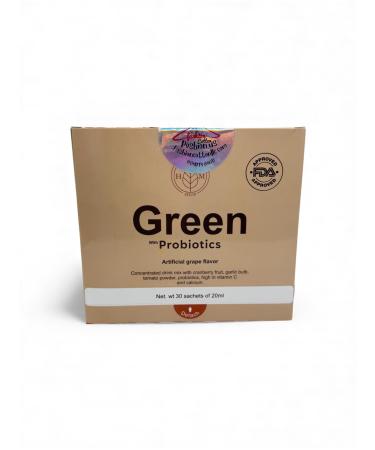 FASHIONCOTTONLLC Green Probiotic with Acidophilus & Lactis Daily Digestive Health Supplement Immune Support Blend