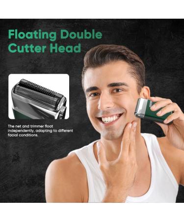 Sejoy Portable Electric Razor for Men - Toothed & Mesh Blades Magnetic Adsorption IPX7 Waterproof Mini Electric Foil Shaver - Jungle Collection - Buy Online on GoSupps.com