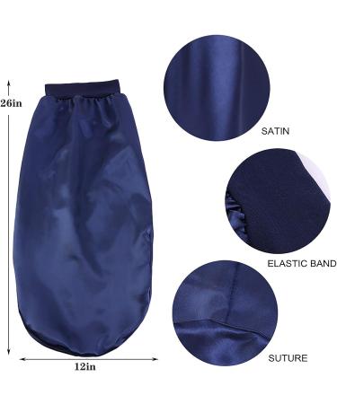 8pcs Satin Long Bonnet Caps for Women - Large Hair Bonnets for Sleeping and Dreadlock Protection in Multicolor - Buy Online on GoSupps.com