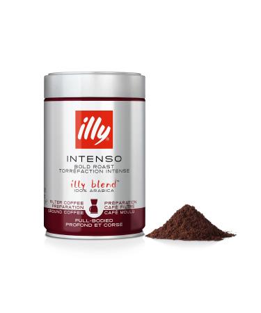 illy caff Intense Flavor Filter Ground Coffee 6 Boxes of 250 g (1.5 kg)
