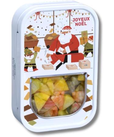 Set of 5 Boxes of Traditional Multifruit Berlingots - Special Christmas Edition - Santa Claus Collection - High-End Artisanal Confectionery - Christmas gift idea for guests - Sweets - 200g - Buy Online on GoSupps.com