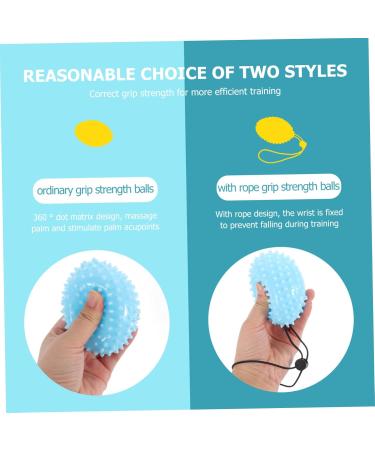 Clispeed 2-St Ball with Rope Handle - Strength Trainer for Hand & Finger Exercises | International Shipping Available - Buy Online on GoSupps.com