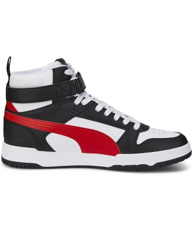 PUMA Men's Rbd Game Sneaker 9 - White/Red/Black/Gold - Buy Online on GoSupps.com