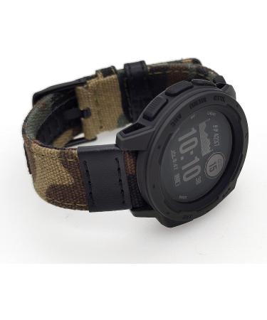 Abanen 22mm Nylon Military Style Watch Band for Garmin Instinct - Durable Wristband Strap - Buy Online on GoSupps.com