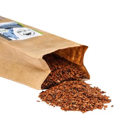 Organic Flax Seeds 500g - German Agriculture | 100% Natural Additive-Free Eco-Friendly Packaging | Perfect for Oil Lovers - Buy Online on GoSupps.com