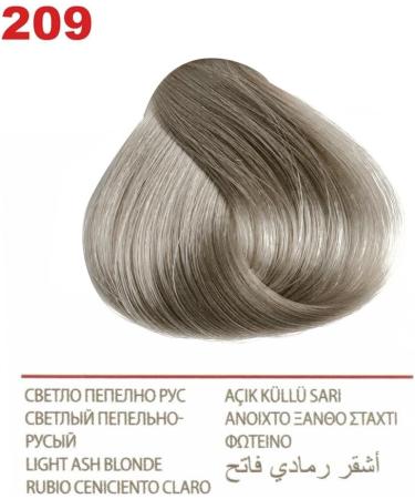  Vip's Prestige Cr me resistante pour cheveux 209 Blond cendre clair "Vip's Prestige" l'huile d'argan macadamia et chia/Cream hair dye Light ash-blond (2 pcs) - Buy Online on GoSupps.com