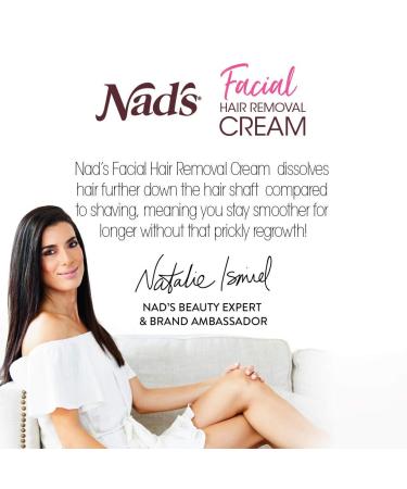 Nad's Facial Hair Removal Cream for Women - Gentle Depilatory Cream for Delicate Face Areas - 0.99 Oz - Buy Online on GoSupps.com