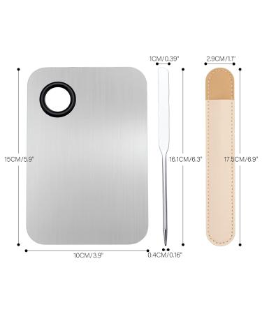 G2PLUS Makeup Mixing Palette - Stainless Steel Spatula for Foundation Eye Shadow and Nail Art | Korean Cosmetic Tool - Buy Online on GoSupps.com
